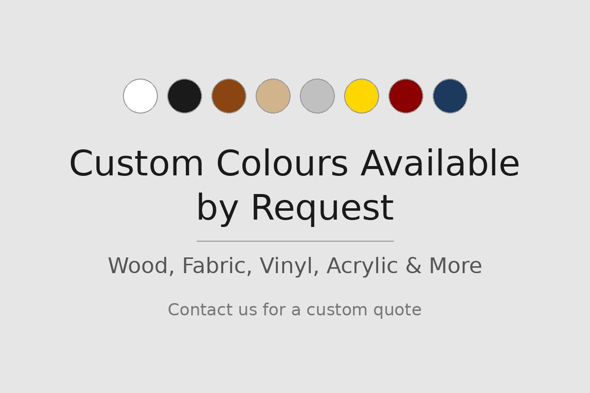 custom-colours-available Round white cruiser table